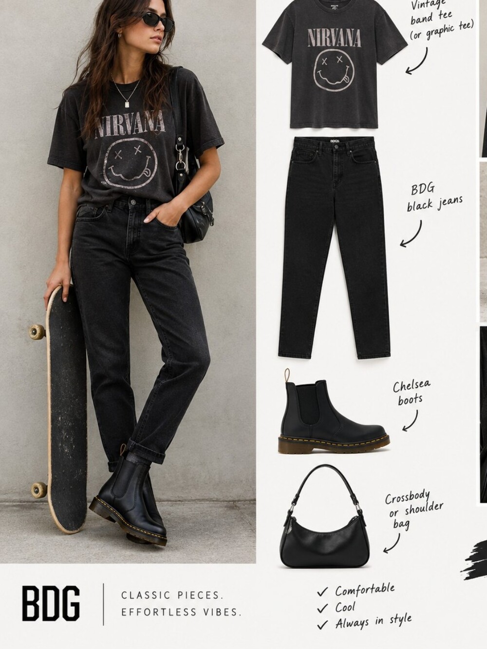 BDG Black High-Rise Women’s Jeans - Black 28W 29L